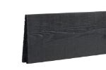 Bild von Plus Plank Profilzaun mit Abschlussbrett 174 x 129 cm PEFC schwarz