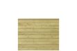 Plus Klink Profilzaun mit Abschlussbrett 174 x 129 cm PEFC druckimprägniert