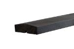 Bild von Plus Plank Profilzaun mit Abschlussbrett 174 x 203 cm PEFC schwarz