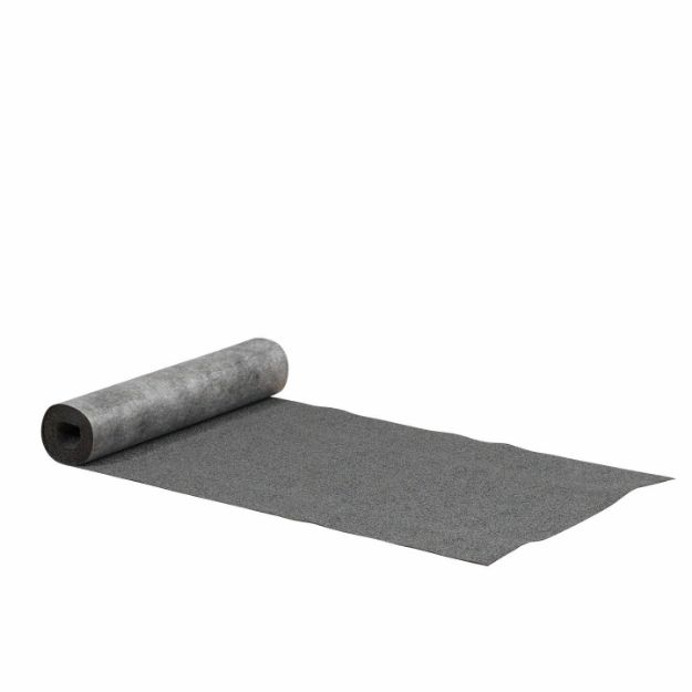 Plus Dachpappe schwarz mit Stiften 5,5 x 0,75 m Rolle 4,125 qm