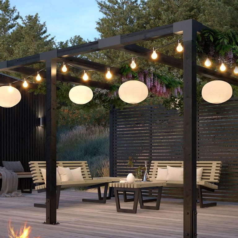 Plus Cubic Terrassenlaube flexibles Bausystem