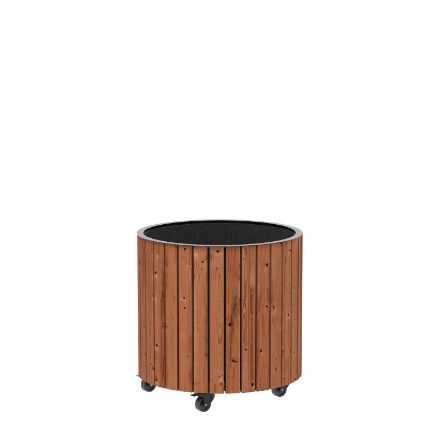 Plus Circle rollender Pflanzkasten ThermoWood - schwarz 55 x 55 cm Plus Circle rollender Pflanzkasten ThermoWood - schwarz 55 x 55 cm