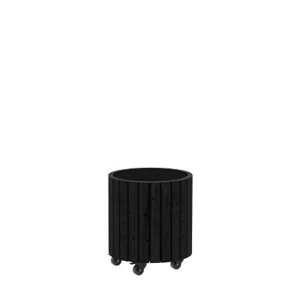 Plus Circle rollender Pflanzkasten schwarz 40 x 45 cm Plus Circle rollender Pflanzkasten schwarz 40 x 45 cm