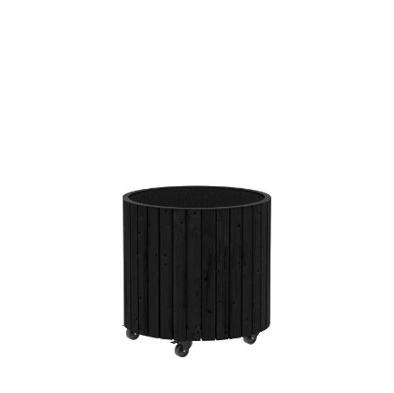 Plus Circle rollender Pflanzkasten schwarz 55 x 55 cm Plus Circle rollender Pflanzkasten schwarz 55 x 55 cm