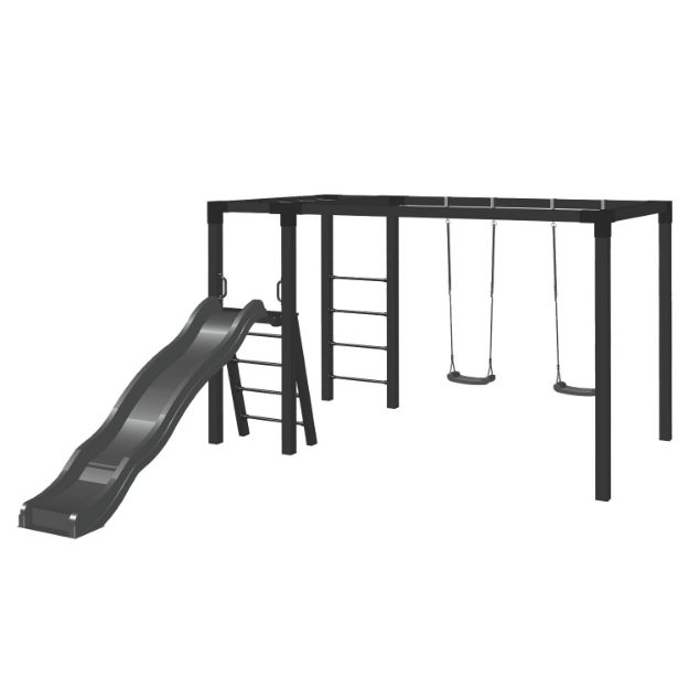 Plus Daylife Spielanlage mit Schaukel schwarz 340 cm - M 3