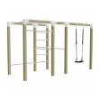 Plus Cubic Outdoor Fitness 380 cm - Model 3 - druckimprägniert