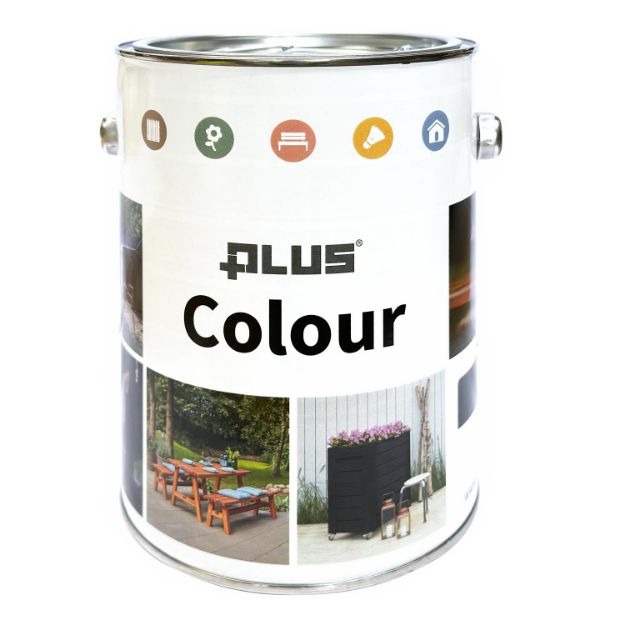 Plus Colour Lasurfarbe umbragrau 2,5 Liter