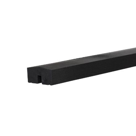 Plus Klink - Plank mittleres Abschlussbrett 174 cm PEFC schwarz Plus Klink - Plank mittleres Abschlussbrett 174 cm PEFC schwarz