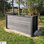 Plus Klink Profil Mülltonnenverkleidung zum Eingraben 194 cm Freigelände