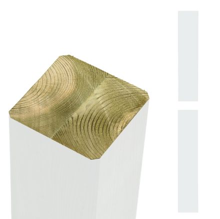 Plus Premium Leimholzpfosten NTR-A 9 x 9 x 98 cm weiss PEFC Plus Premium Leimholzpfosten NTR-A 9 x 9 x 98 cm weiss PEFC