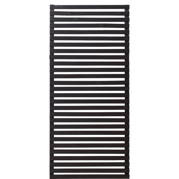 Plus Tokyo Sichtschutz-Zaun schwarz 83 x 180 cm