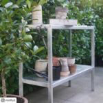 Plus Pflanztisch Gärtnertisch Stahl verzinkt 110 x 40 x 90 cm Ambiente