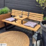 Plus Relax Hängetisch 40 cm ThermoWood - schwarz echtes BildAmbiente