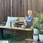 Plus Relax Hängetisch 40 cm ThermoWood - schwarz echtes BildAmbiente