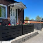Plus Cubic rollender Blumenkasten 120 x 50 x 70 cm schwarz-schwarz Ambiente