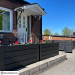 Plus Cubic rollender Blumenkasten 120 x 50 x 70 cm schwarz-schwarz Ambiente
