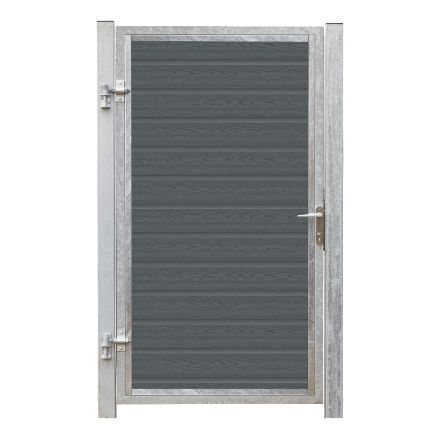 Plus Artura WPC Tor 115 x 175 cm mit Pfosten - Anschlag links Plus Artura WPC Tor 115 x 175 cm mit Pfosten - Anschlag links