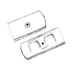 Adga 250 Gliedermaßstab Zollstock 2m – Modell 6583 weiß Detail