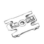 Adga 250 Gliedermaßstab Zollstock 2m – Modell 6583 weiß Detail