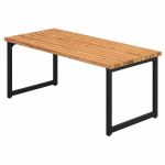 Plus Trend Living Plankentisch - 166 cm -TermoWood - schwarz