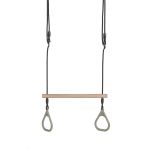 Plus Lux Trapezschaukel mit Ringen - Nordic Green