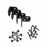 Plus Tokyo Mülltonnenverkleidung - 3 Tonnen - ThermoWood - schwarz 281 cm Pfosten Beschläge und Schrauben