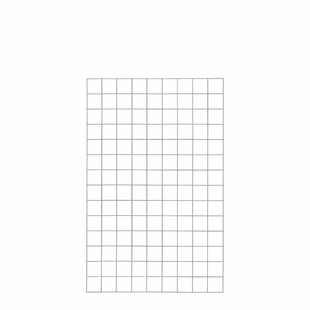 Plus Stahlspalier feuerverzinkt mit Rahmen 90 x 140 cm