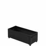 Plus Cubic Blumenkasten 120 x 50 x 45 cm schwarz-schwarz