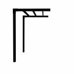 Plus Arcade Pergola Hausanschluss Modell 1 - 198 x 149 x 217 cm