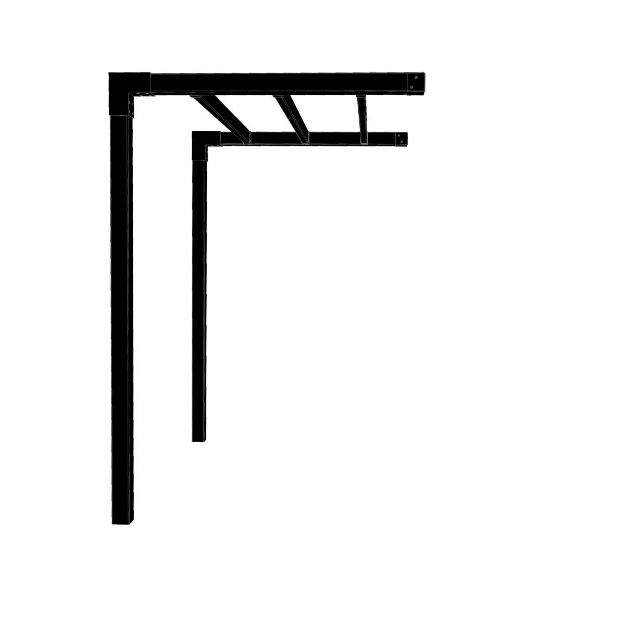 Plus Arcade Pergola Hausanschluss Modell 1 - 198 x 149 x 217 cm