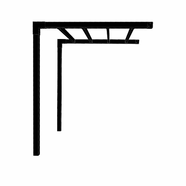 Plus Arcade Pergola Hausanschluss Modell 3 - 198 x 189 x 217 cm