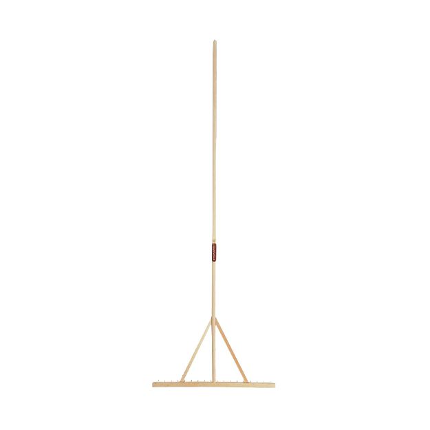 Fiskars Classic Holzrechen 1014789 mit 18 Stahlzinken - 180 cm