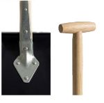 Fiskars Classic Universalschaufel 1018614 - Borstahl mit Trittkante