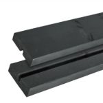 Plus Twist Sitzgruppe Picknicktisch Kiefer-Fichte mit 4 Rückenlehnen schwarz 227 cm Planken