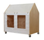 Plus Spielhaus Shelter auf Rädern 120 x 203 x 198cm