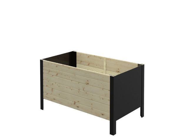 Plus Blumenkasten Classic Stahl-Kiefer-Fichte natur 83 cm