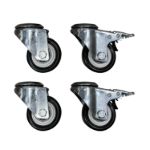 Plus Cubic rollender Blumenkasten 87 x 50 x 70 cm graubraun die rollen