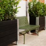 Plus Cubic rollender Blumenkasten 120 x 50 x 70 cm schwarz schöner Pflanzkasten für Heim, garten, Gastronomie, Ladengeschäft Ambiente als Raumtrenner oder für gutes Aussehen