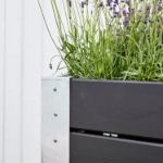 Plus Cubic rollender Blumenkasten 120 x 50 x 45 cm schwarz Pflanzkasten für Abtrennung / Deko Premium Qualität Dteailabbildung