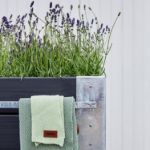 Plus Cubic rollender Blumenkasten 120 x 50 x 45 cm schwarz Pflanzkasten für Abtrennung / Deko Premium Qualität Dteailabbildung