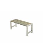 Plus Cafébank Kiefer-Fichte graubraun 127 cm Oudoor Sitzbank