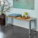 Plus Cafébank Kiefer-Fichte druckimprägniert 127 cm im Eingangsbereich der Ferienwohnung