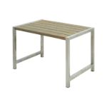 Plus Cafétisch Kiefer-Fichte graubraun 127 cm Outdoor Tisch Design Danish