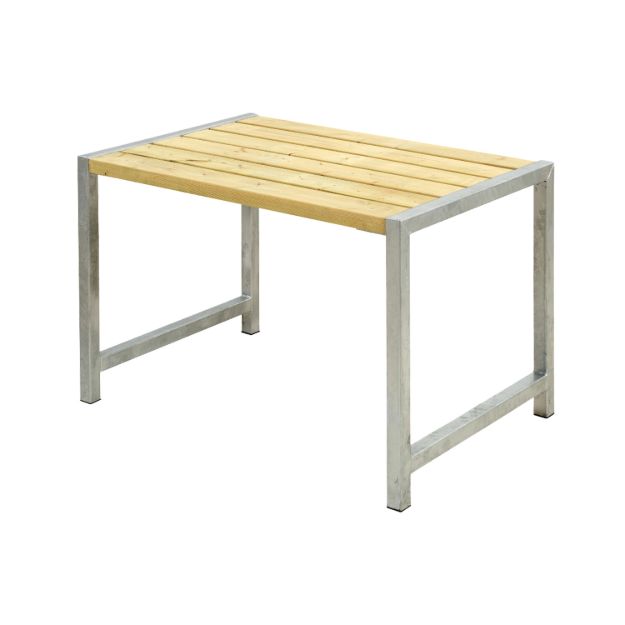Plus Cafétisch Kiefer-Fichte druckimprägniert 127 cm gartentisch Premium für Gastro, Freigelände und Cafe
