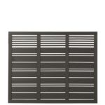 Plus Silence Zaun umbragrau 176 x 140 cm für Terrasse, Garten und Firmengelände