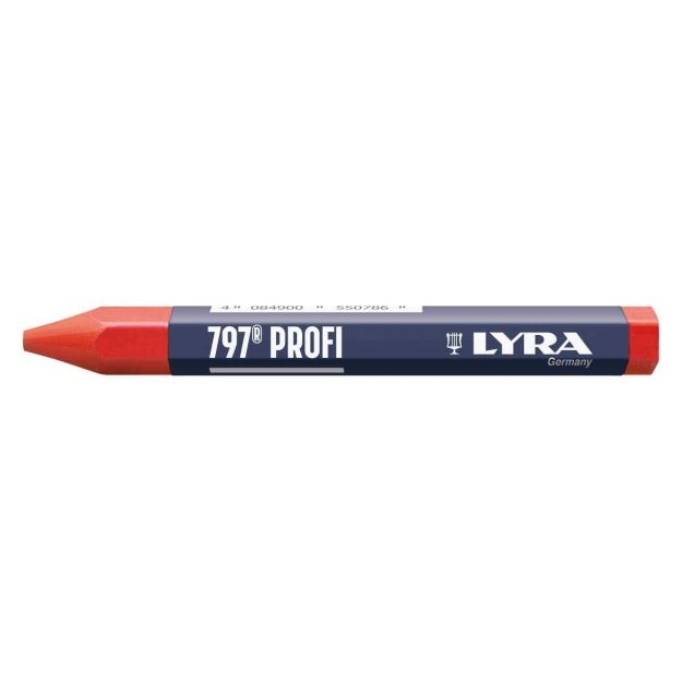 LYRA 797 Profi Förster- und Signierkreide Rot - 12er Packung